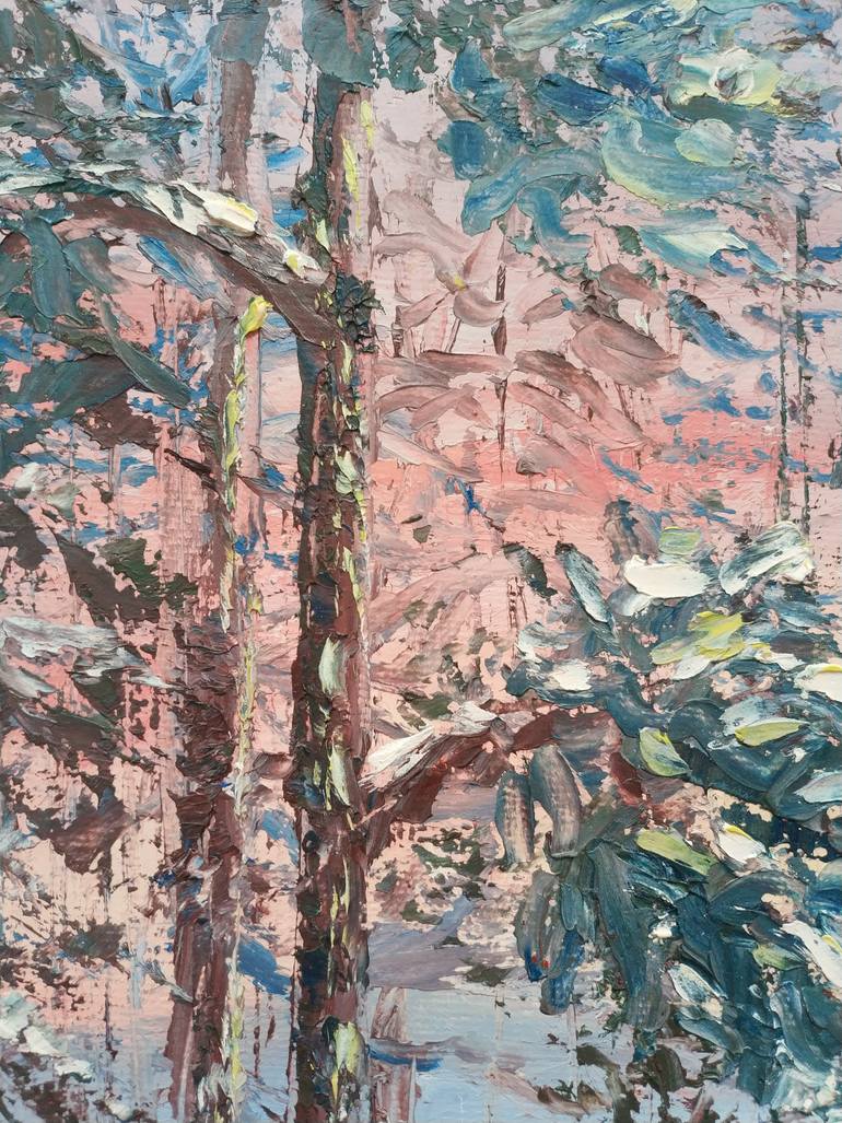 Original Abstract Expressionism Light Painting by Ulyana Smakova