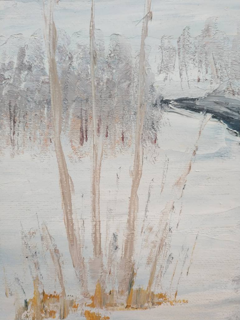 Original Abstract Water Painting by Ulyana Smakova