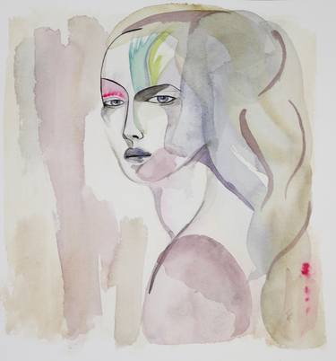 Original Abstract Women Paintings by Laura Bouganne