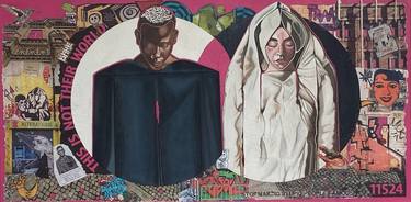 Original Conceptual Politics Mixed Media by Kim Gulino