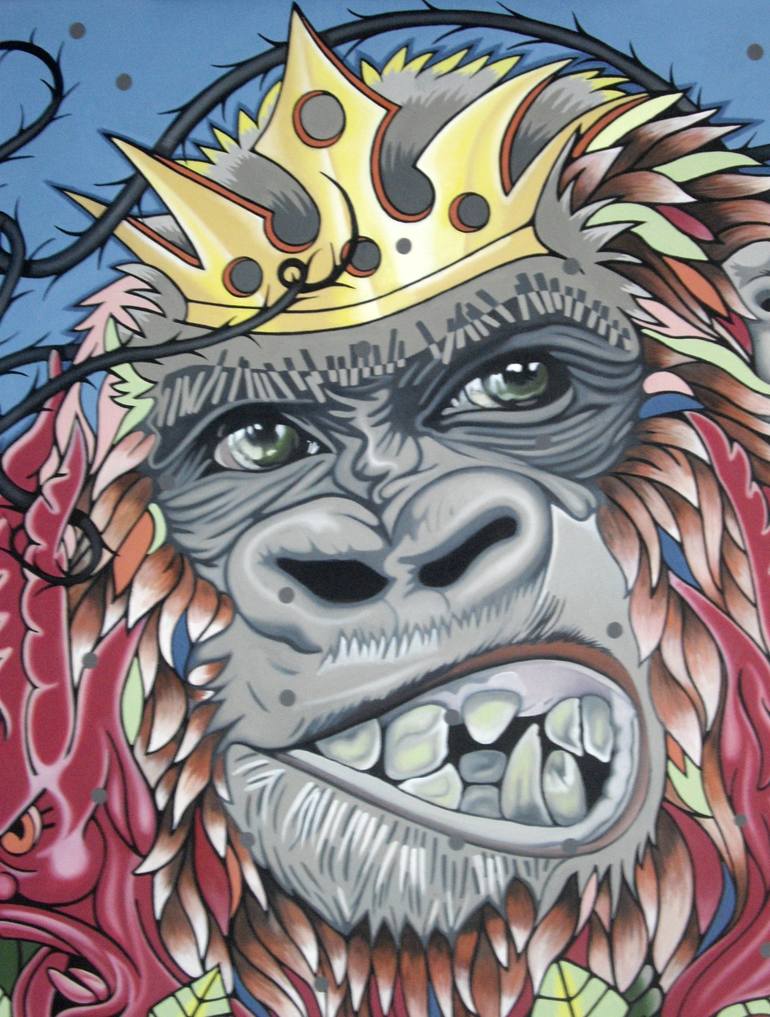 Original Documentary Animal Painting by Kim Gulino