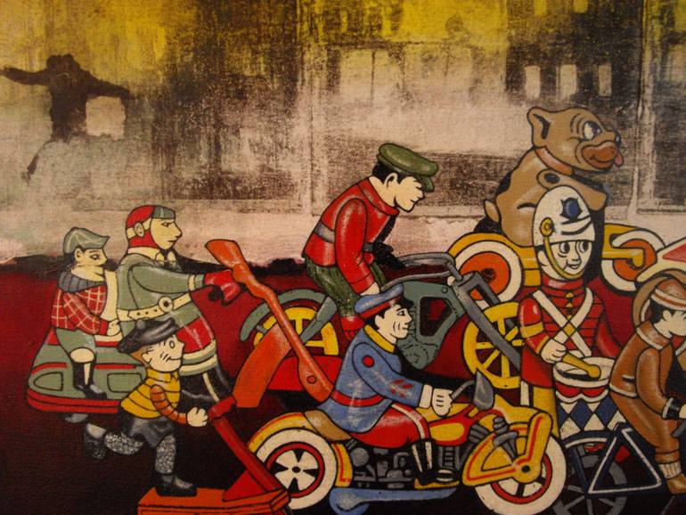 Original Documentary Politics Painting by Kim Gulino