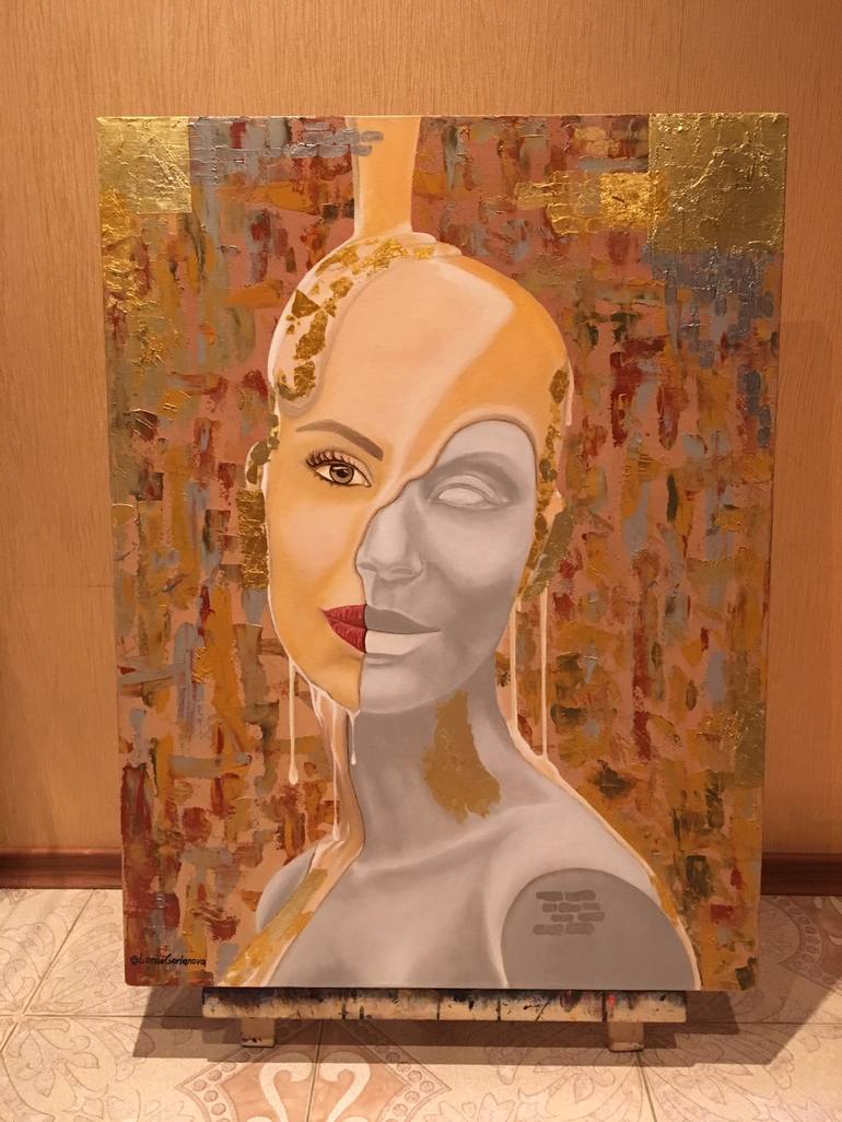 Original Fine Art Portrait Painting by Larisa Lavrova