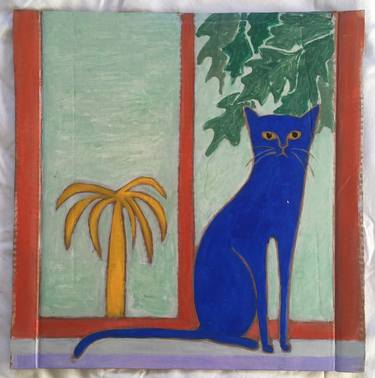 Window with Cat and Palm Tree thumb