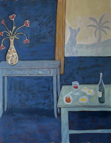 Print of Figurative Interiors Paintings by K Lewis