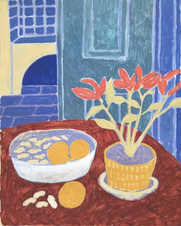 Print of Expressionism Interiors Paintings by K Lewis