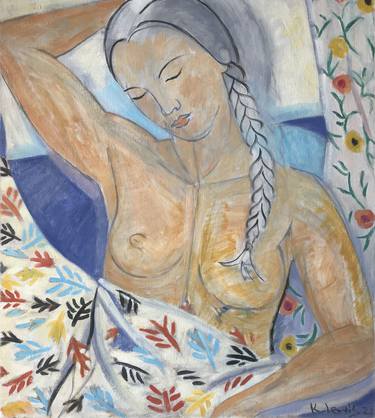 Original Expressionism Nude Paintings by K Lewis