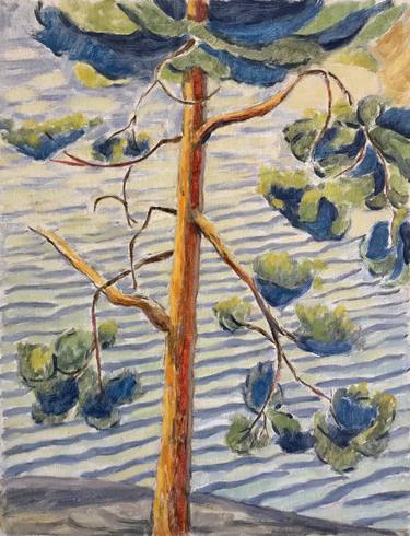 Print of Expressionism Tree Paintings by K Lewis