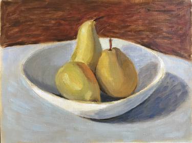 Pears in White Bowl thumb