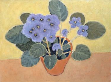 Original Expressionism Floral Paintings by K Lewis