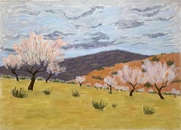 Slope with almond trees thumb