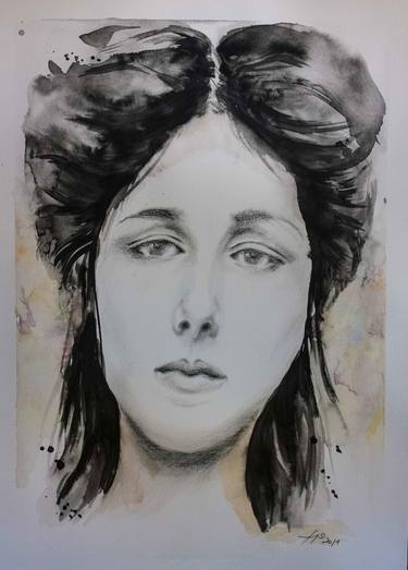 Print of Portrait Paintings by Franca Franchi