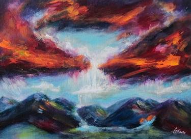 Original Expressionism Landscape Paintings by Franca Franchi