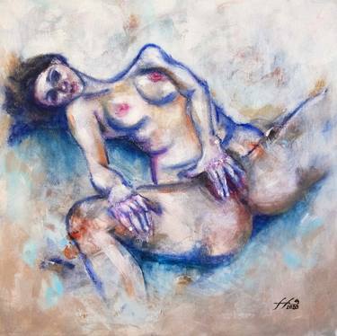 Print of Erotic Paintings by Franca Franchi