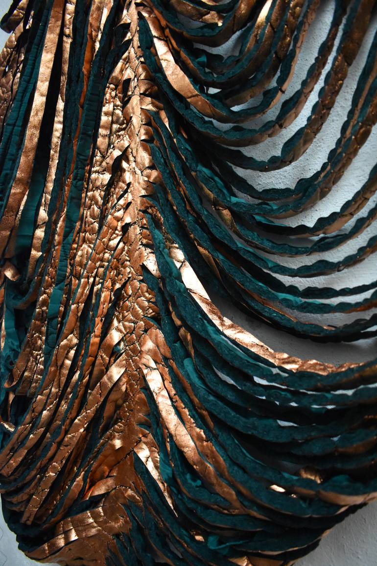 Original Art Deco Abstract Sculpture by Aby Mackie