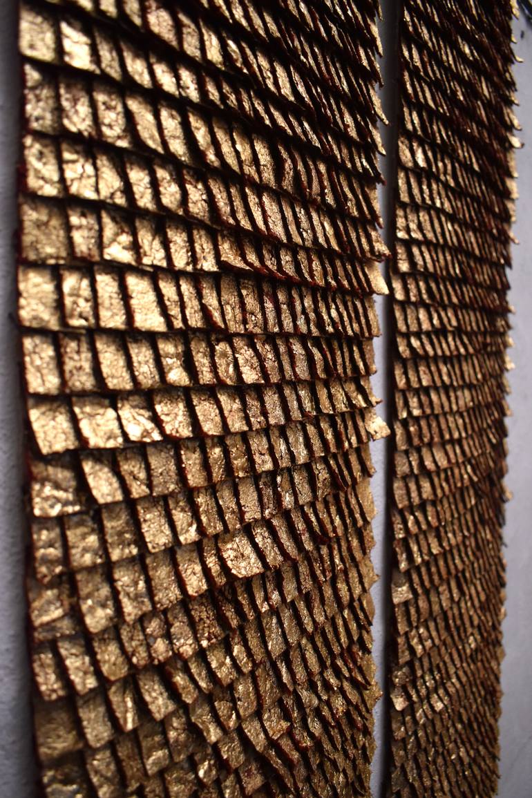 Original Minimalism Abstract Mixed Media by Aby Mackie
