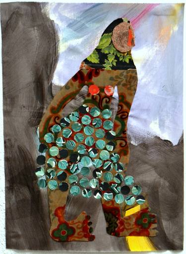 Original Portrait Collage by Aby Mackie