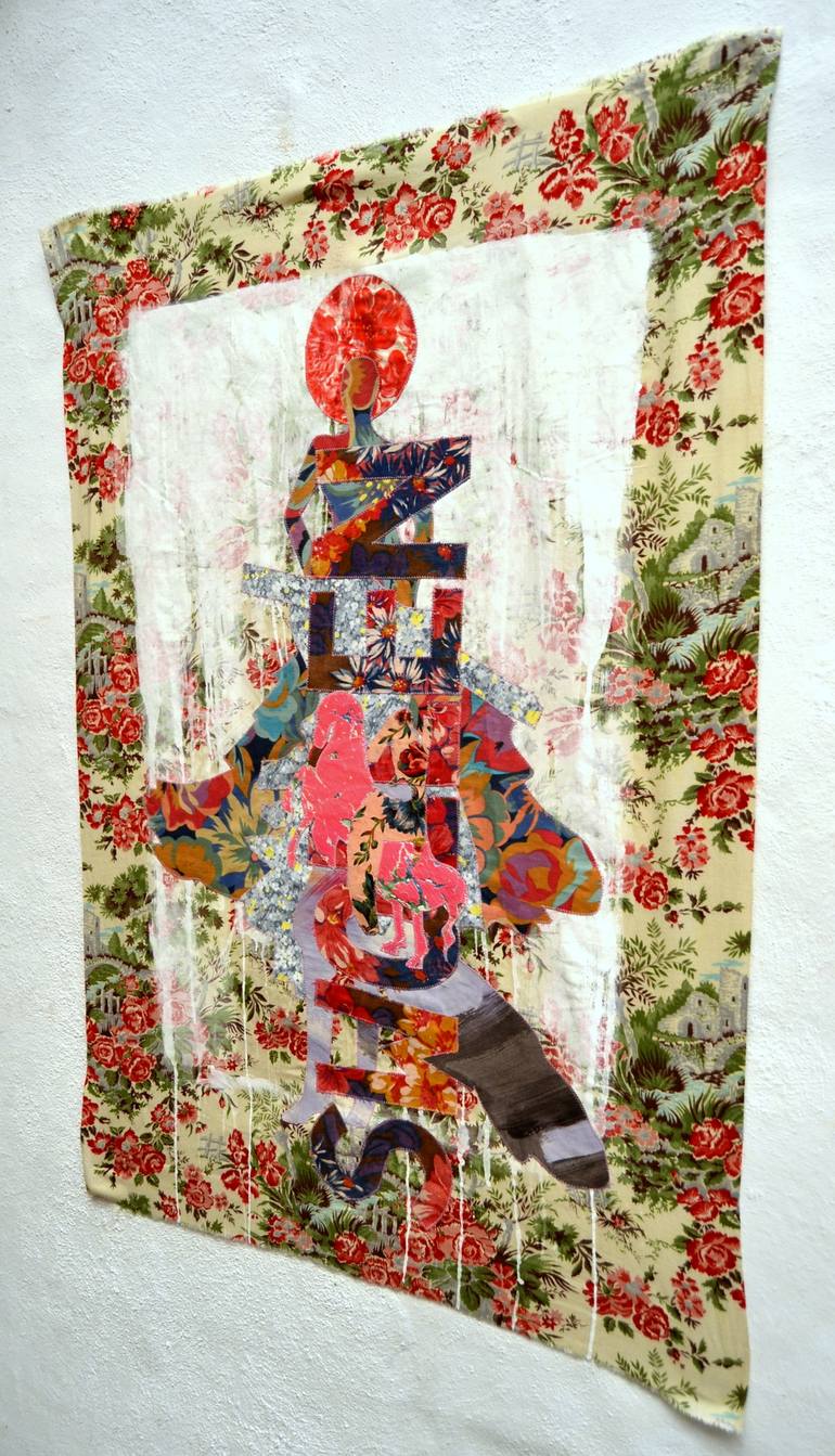 Original Abstract Collage by Aby Mackie