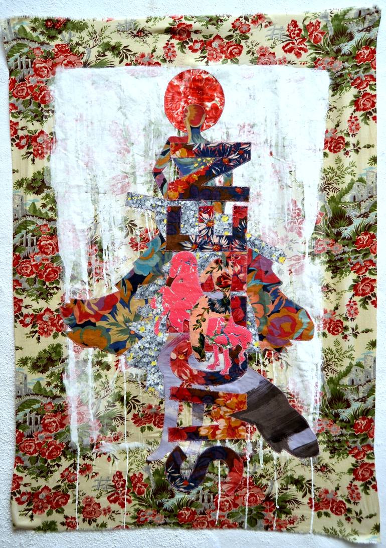 Original Abstract Collage by Aby Mackie