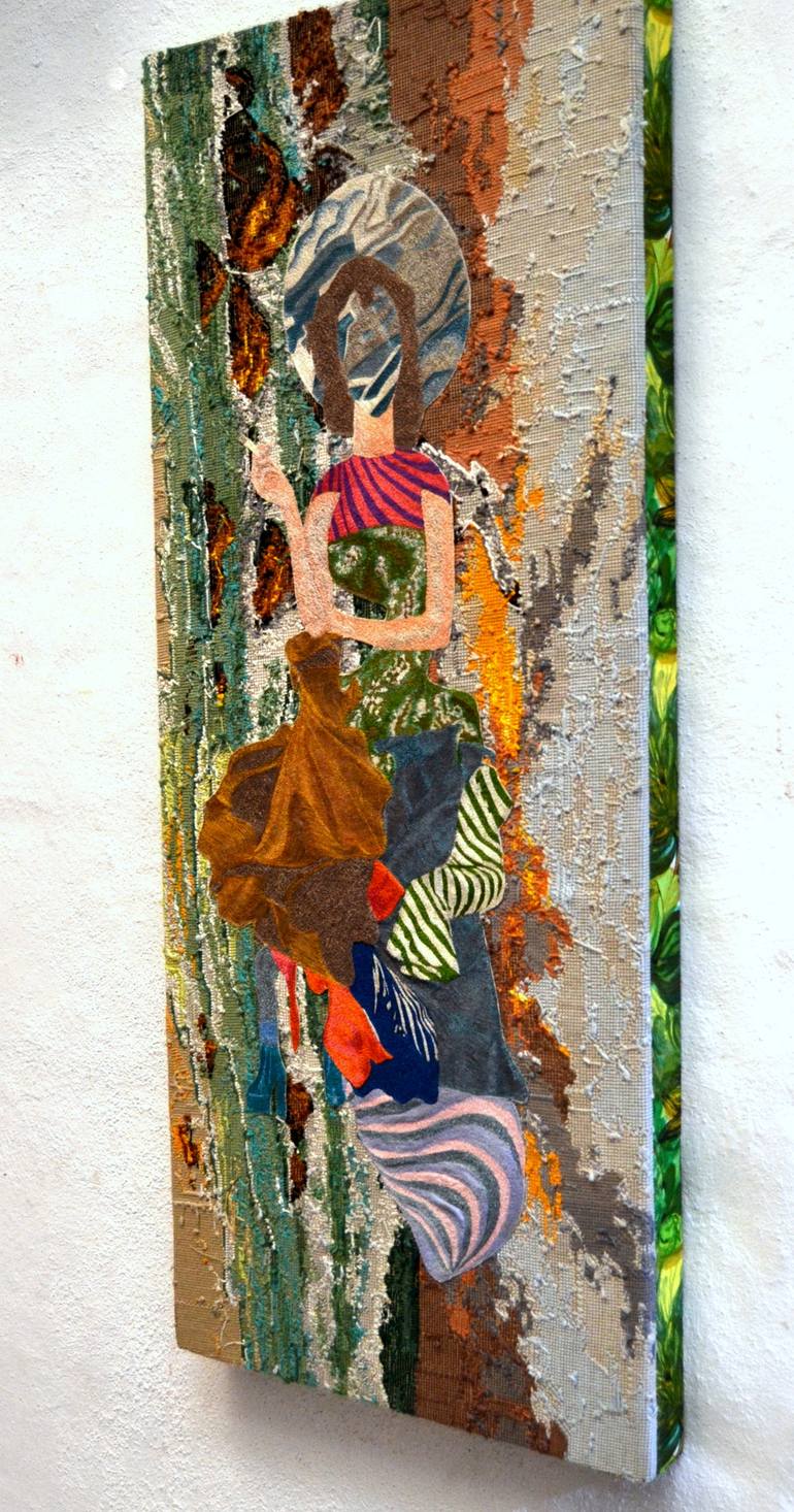 Original Figurative Body Collage by Aby Mackie