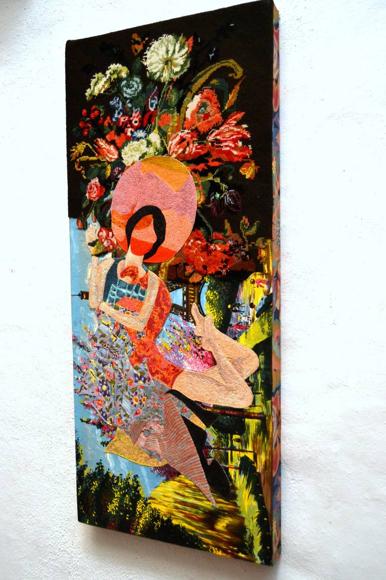 Original Figurative Abstract Collage by Aby Mackie