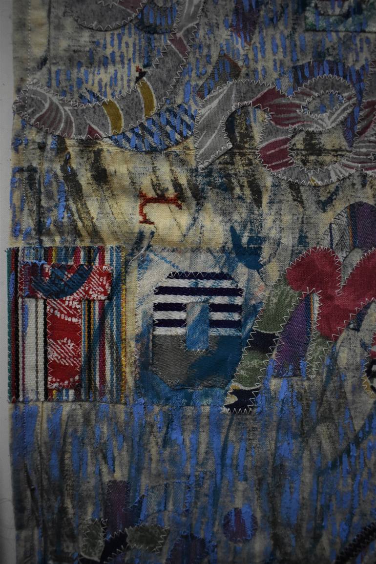 Original Abstract Typography Painting by Aby Mackie