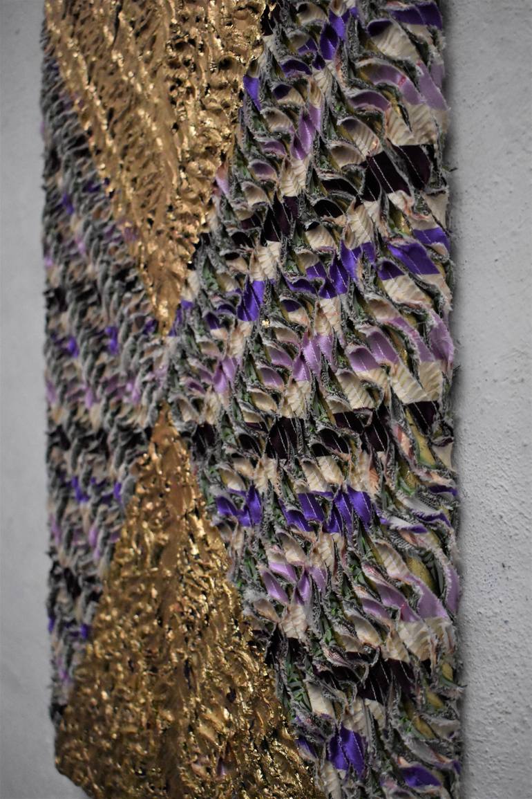 Original Art Deco Abstract Mixed Media by Aby Mackie