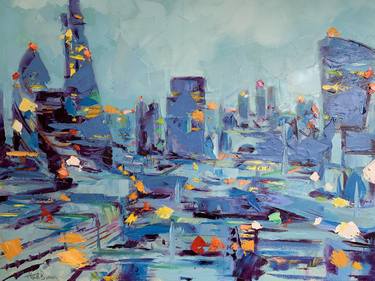 Print of Fine Art Cities Paintings by Alex Brown