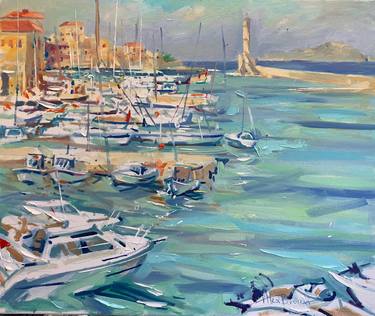 Print of Boat Paintings by Alex Brown