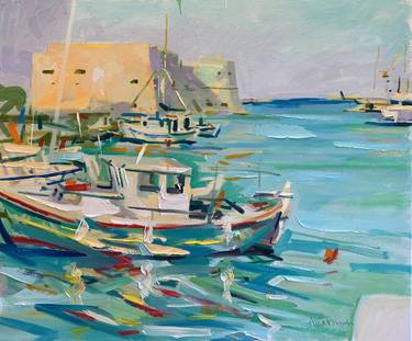 Print of Fine Art Boat Paintings by Alex Brown