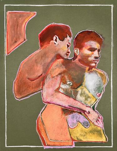 Original Contemporary Erotic Drawing by Jeremy Allan