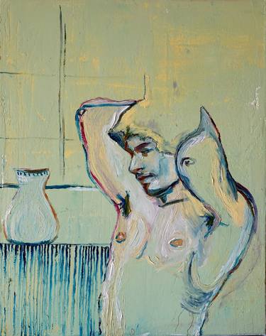 Original Expressionism Nude Paintings by Jeremy Allan