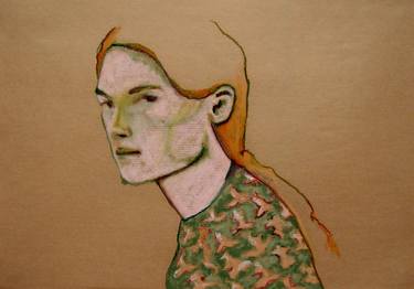Original Expressionism Portrait Drawings by Jeremy Allan