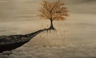 Original Modern Tree Paintings by Kristina Vachkova
