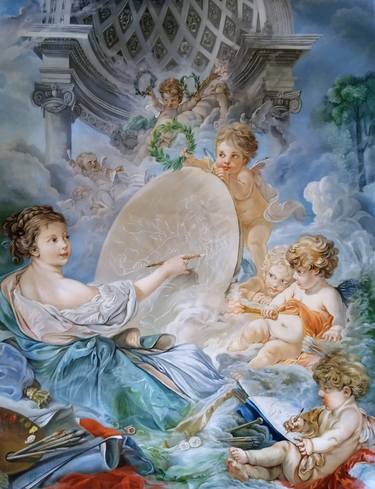Copy based on fragments of paintings by Francois Boucher thumb