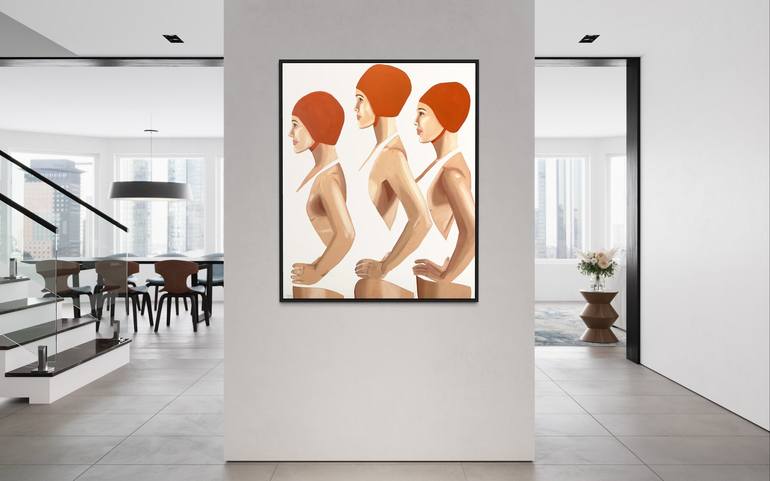 Original Contemporary People Painting by Wencke Uhl