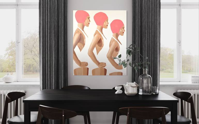 Original Contemporary People Painting by Wencke Uhl