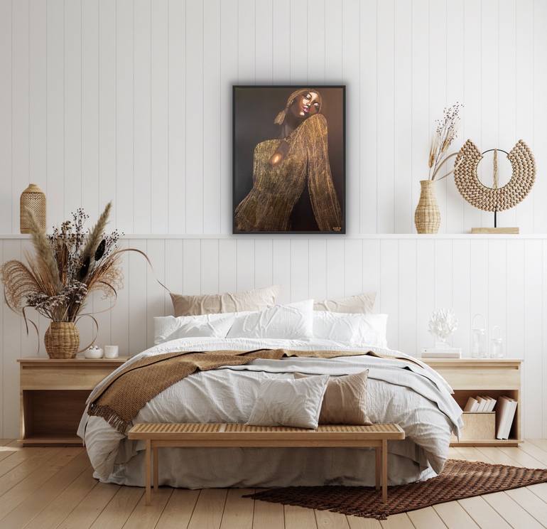 Original Art Deco People Painting by Wencke Uhl
