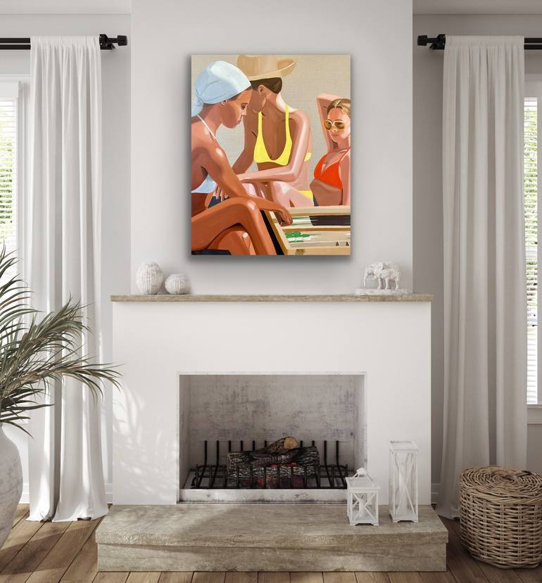 Original People Painting by Wencke Uhl