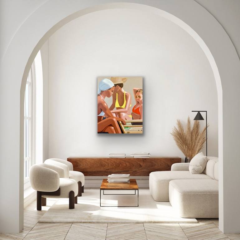 Original Contemporary People Painting by Wencke Uhl