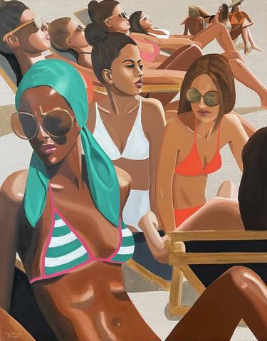 Original Figurative People Paintings by Wencke Uhl