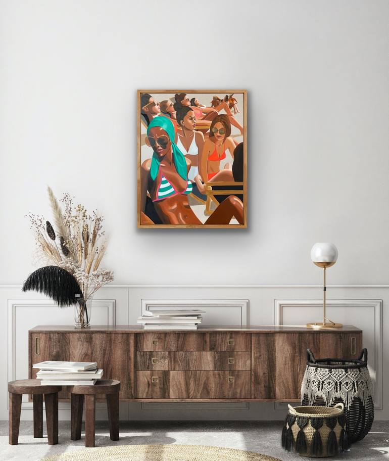 Original Contemporary People Painting by Wencke Uhl