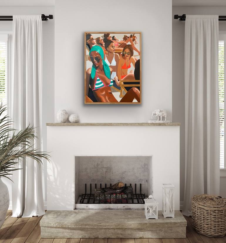 Original Contemporary People Painting by Wencke Uhl