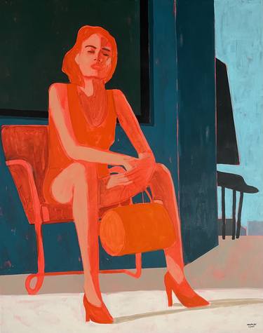 Original Modern People Paintings by Wencke Uhl