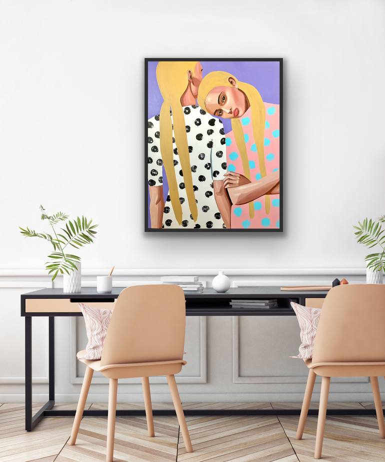 Original Contemporary People Painting by Wencke Uhl