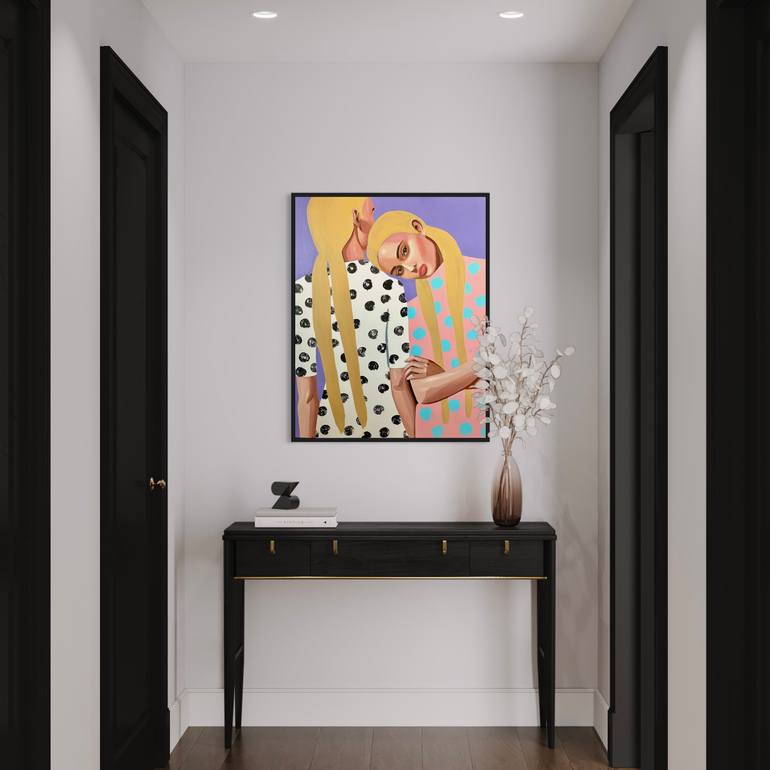 Original Contemporary People Painting by Wencke Uhl