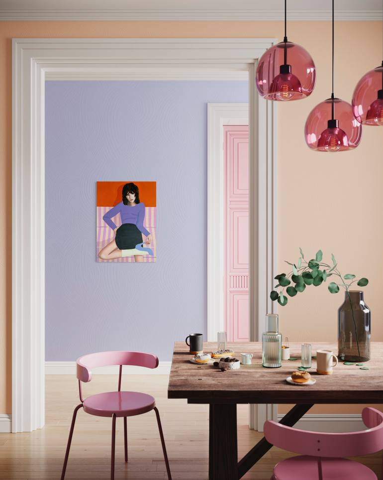 Original Contemporary People Painting by Wencke Uhl