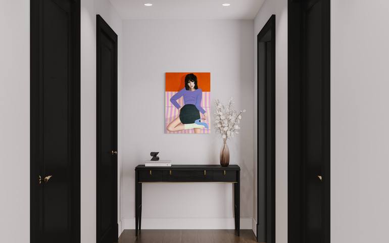 Original Contemporary People Painting by Wencke Uhl