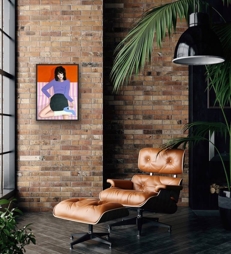 Original Contemporary People Painting by Wencke Uhl