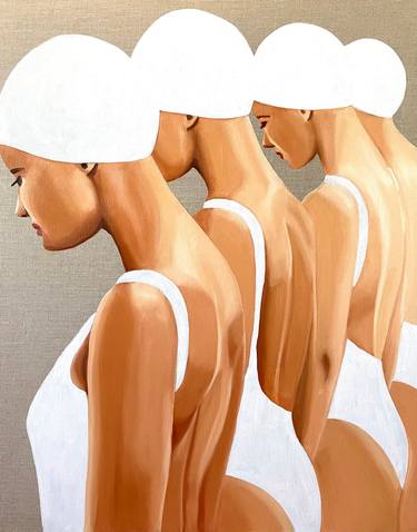Original Contemporary People Painting by Wencke Uhl